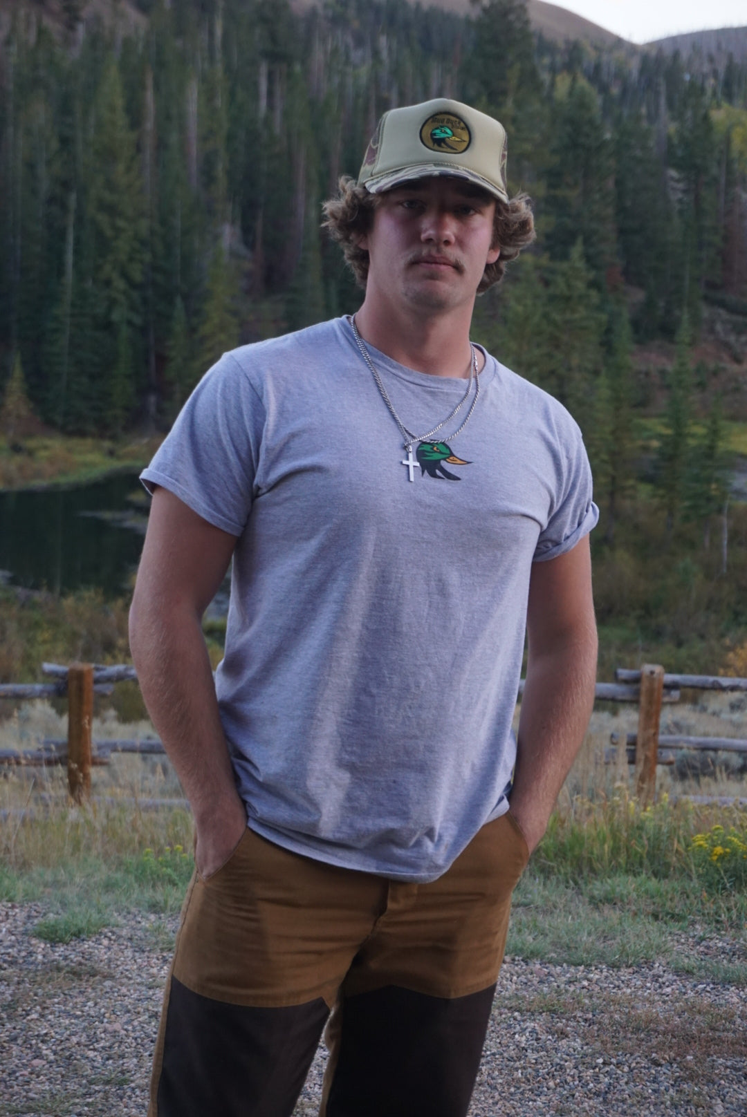 "Mud Duck USA, hunting T-shirt, outdoor apparel, high-quality hunting shirt, waterfowl hunting, duck hunting gear, breathable hunting shirt, durable hunting clothing, game hunting apparel, hunters aged 18-60, comfortable hunting T-shirt, reliable outdoor gear, best hunting T-shirts, stylish hunting apparel, long-lasting hunting shirt, modern hunting gear, outdoor adventure clothing, field gear, premium hunting T-shirt, outdoor lifestyle gear."