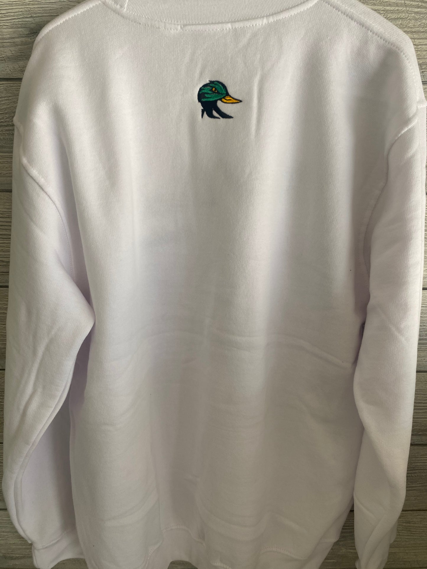 LIMITED EDITION - Mud Duck Outdoors Original CrewNeck - White - Original Mallard
