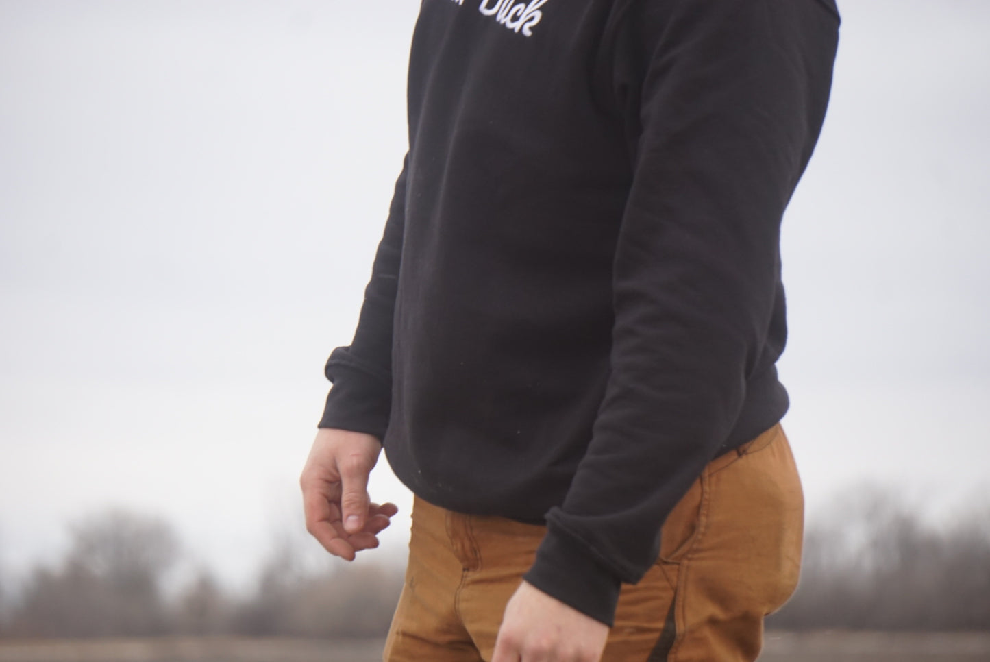 LIMITED EDITION - Mud Duck Original CrewNeck - Black - Original Mallard