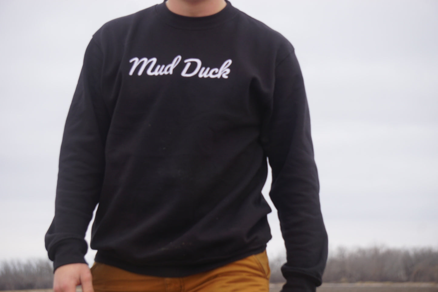 LIMITED EDITION - Mud Duck Original CrewNeck - Black - Original Mallard